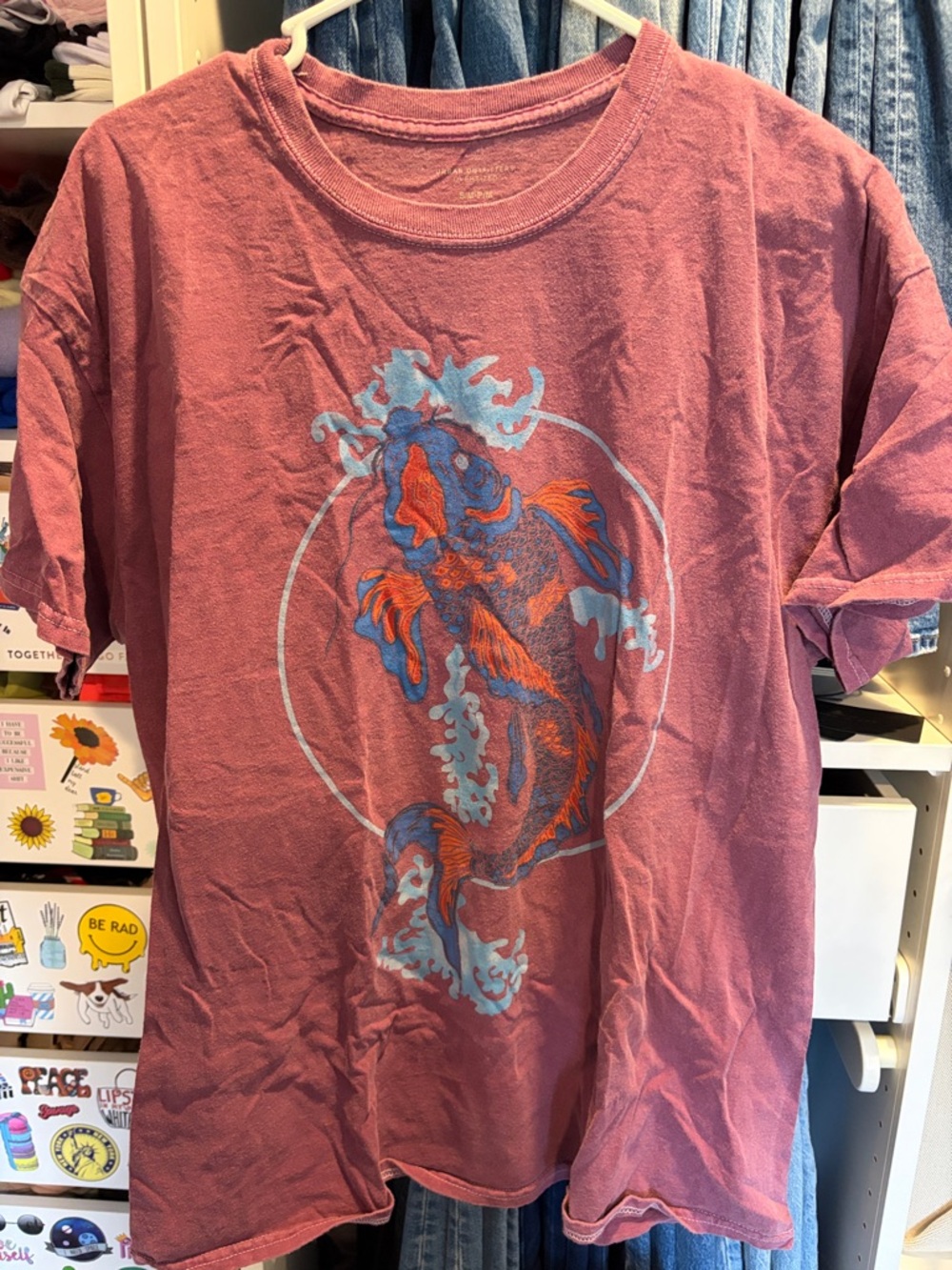 Urban Outfitters Oversized Graphic Crew Tee